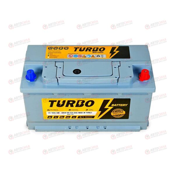 Аккумулятор 100VL TURBO BATTERY (R+) (0) SMF (пт 860) (353х175х190) ТУРЦИЯ, изображение 3