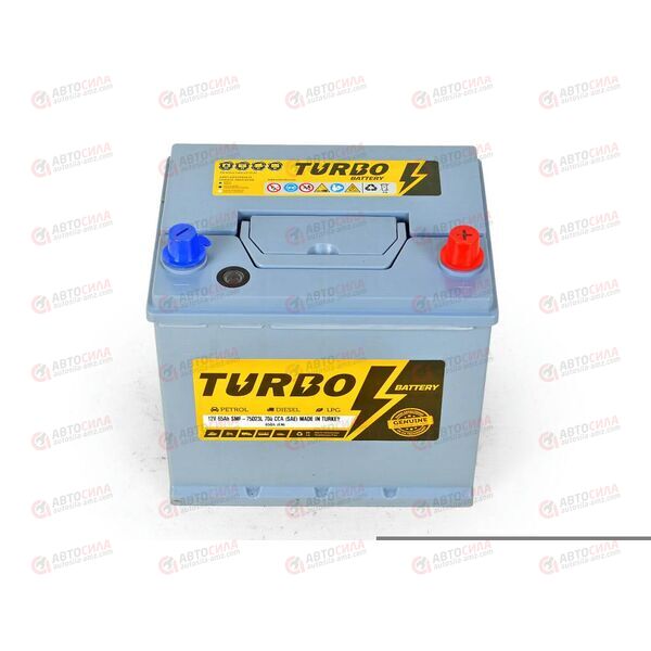 АКБ 65VL TURBO BATTERY ASIA (R+) (0) SMF (пт 650)(235х172х220) ТУРЦИЯ, изображение 3