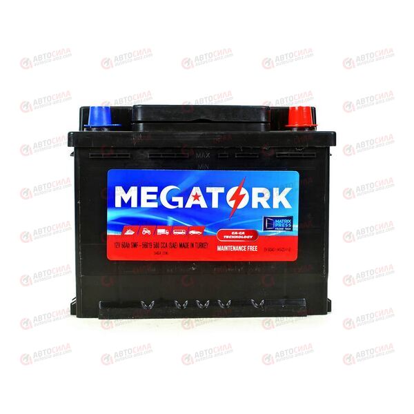 АКБ 60VL MEGATORK (R+) (0) SMF (пт 540)(242х175х190) ТУРЦИЯ, изображение 2