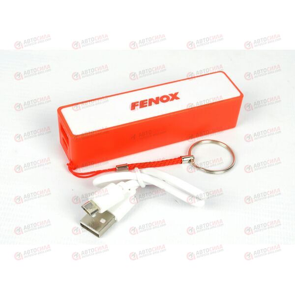 Аккумулятор внешний универсальный (Power bank) 1200mA ABS пластик mUSBх1А 5 В USB 5.3В 1A FENOX РАСПРОДАЖА, изображение 2