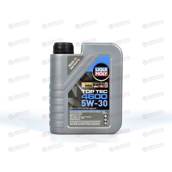 Масло ДВС LIQUI MOLY 5W30 Top Tec 4600 SN C3 Dexos2 1 л, Емкость: 1 л., изображение 2