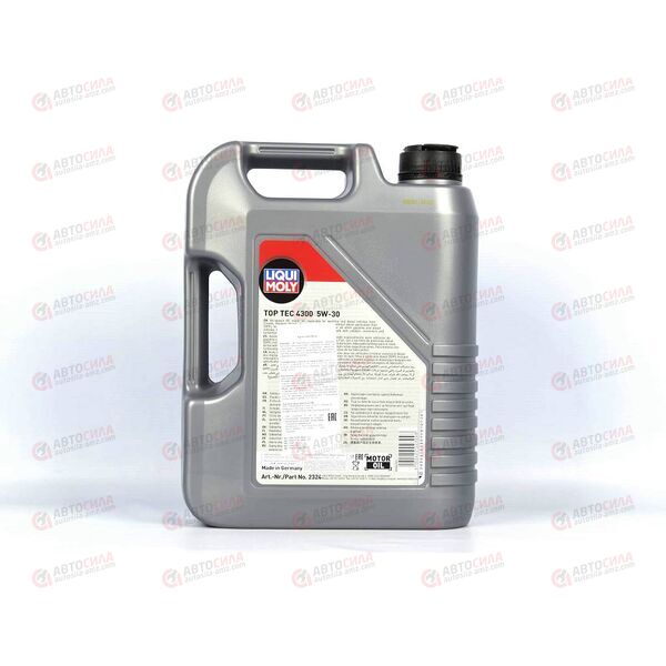 Масло ДВС LIQUI MOLY 5W30 Top Tec 4300 C2 5 л, Емкость: 5 л, изображение 3