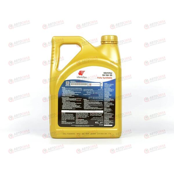 Масло ДВС IDEMITSU 5W30 SN/GF-5 F-S 4 л Пластик, изображение 3