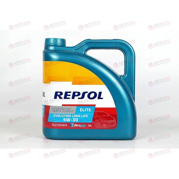 Масло ДВС REPSOL 5W30 ELITE EVOLUTION Long Life SN/CF 4 л, Емкость: 4 л, изображение 2