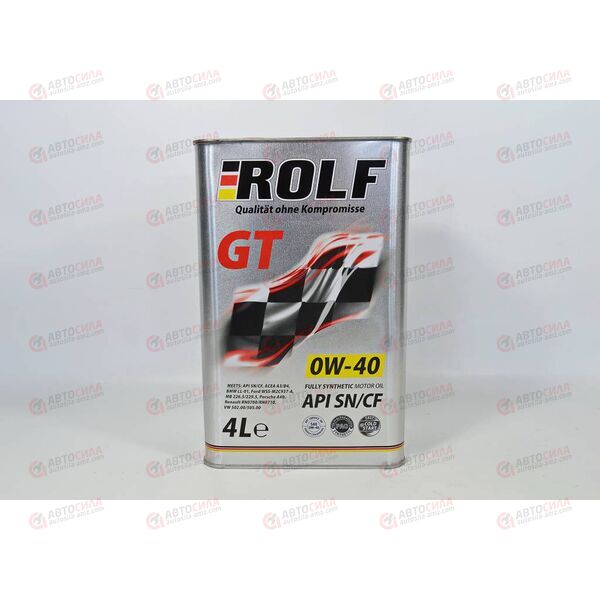 Масло ДВС ROLF 0W40 SN/CF GT 4 л РАСПРОДАЖА!, Емкость: 4 л, изображение 3