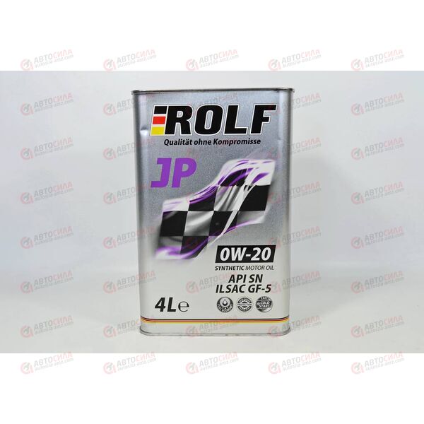 Масло ДВС ROLF 0W20 SN ILSAC GF5 JP 4 л РАСПРОДАЖА!, Емкость: 4 л, изображение 3