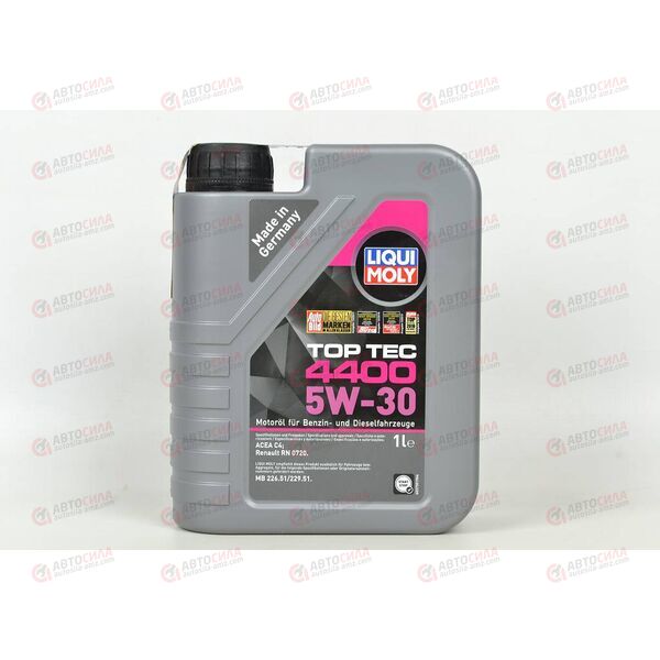 Масло ДВС LIQUI MOLY 5W30 Top Tec 4400 C4 DPF RN0720 1 л, Емкость: 1 л., изображение 2