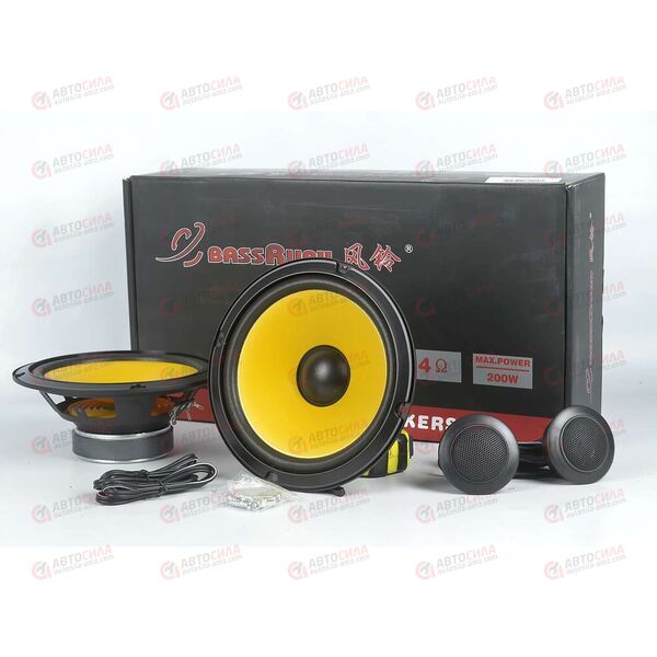 Акустика 2-х полосн компонентная RB603C 16 см BassRuby