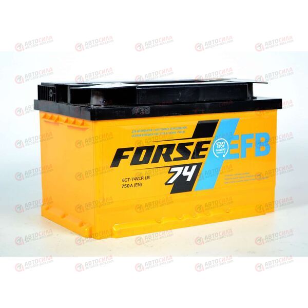 АКБ 74VL FORSE EFB (R+) (0) (пт 750)(278х175х190) 2024 год