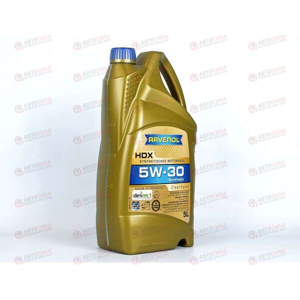 Масло ДВС RAVENOL 5W30 HDX SN Plus/SP (RC) GF-6A GM dexos1 Gen1,2,3 5л
