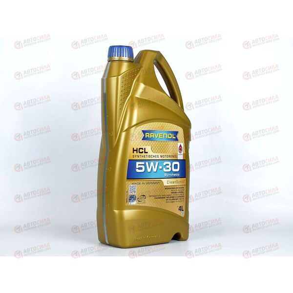 Масло ДВС RAVENOL 5W30 HCL SN/CF A3/B4 BMW-LL-01FE/MB-229.5/VW 502.00/VW 505.001/VW 501.01 4л