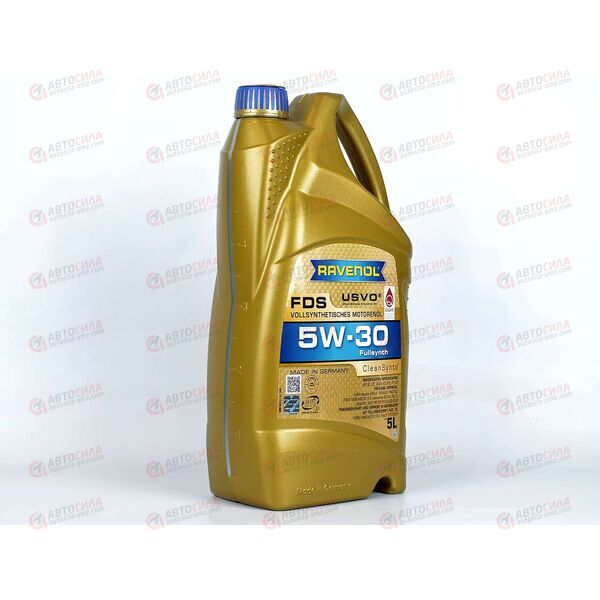 Масло ДВС RAVENOL 5W30 FDS SP/CF A5/A7/B5/B7 MB-Approval 229.6 Renault RN 0700 Ford WSS-M2C913-D 5л