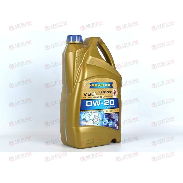 Масло ДВС RAVENOL 0W20 C5 VW508 VW509 VSE 5 л, Емкость: 5 л.