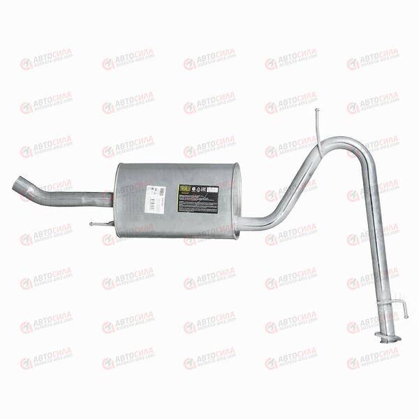 Глушитель для а/м Fiat Ducato (01-) 2.0d/2.2d/2.3d/2.8d осн. (алюм. сталь) (EMM 0353) TRIALLI