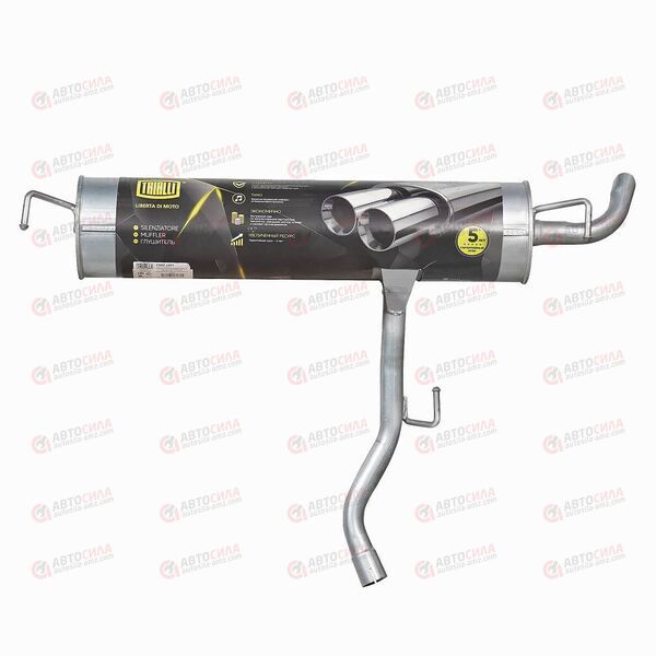 Глушитель Nissan Qashqai (06-) (алюмин) (EMM 1407) TRIALLI